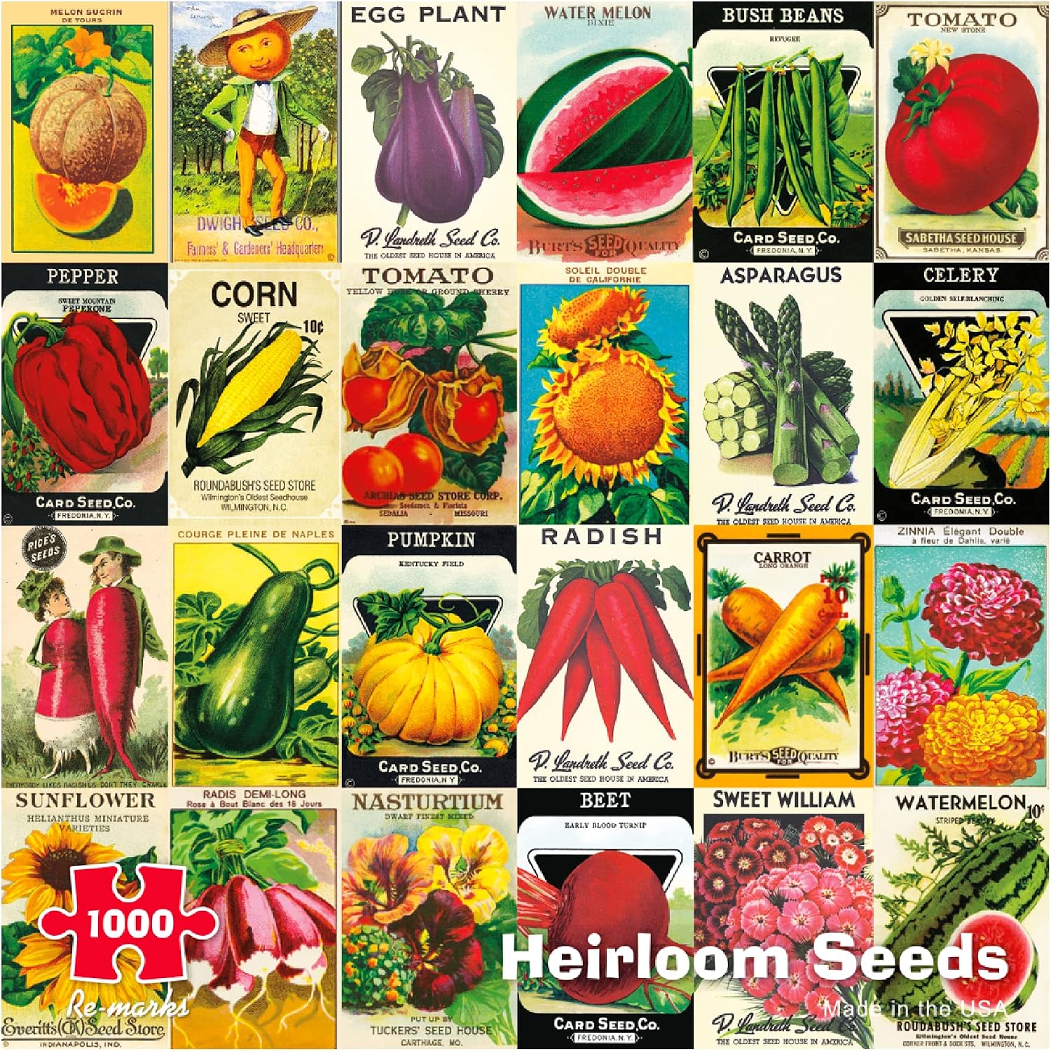 Re-marks - Heirloom Seeds 1,000-Piece Jigsaw Puzzle