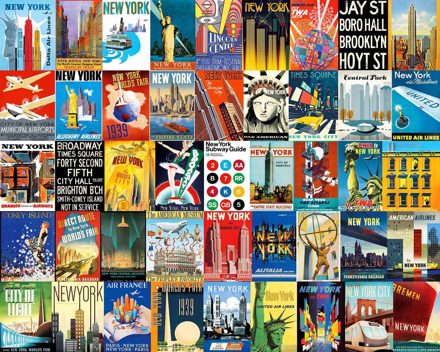 Re-Marks New York 500 Pieces Jigsaw Puzzle