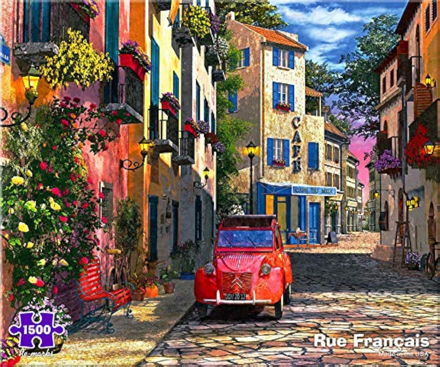 Re-marks Rue Francais 1500 Piece Puzzle